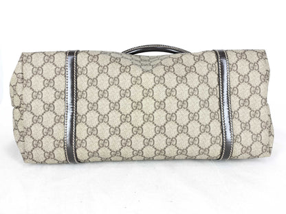 GUCCI GG Supreme Gucci Tote Brown 197953 Tote Bag