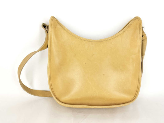 COACH shoulder bag in beige leather
