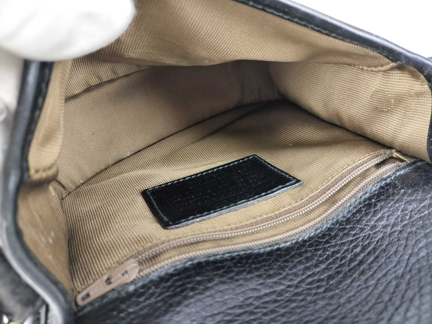 COACH shoulder bag in black leather