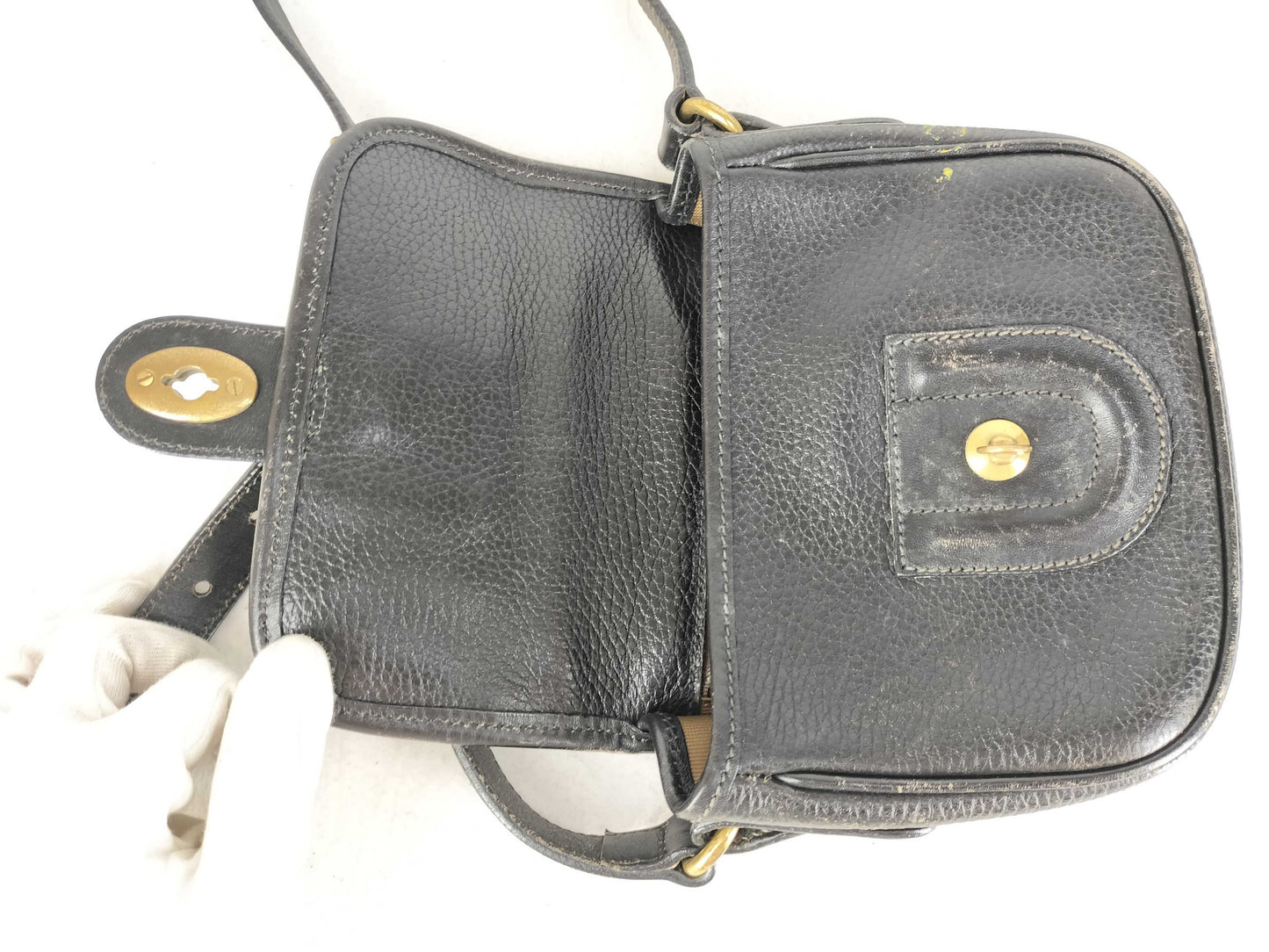 COACH shoulder bag in black leather