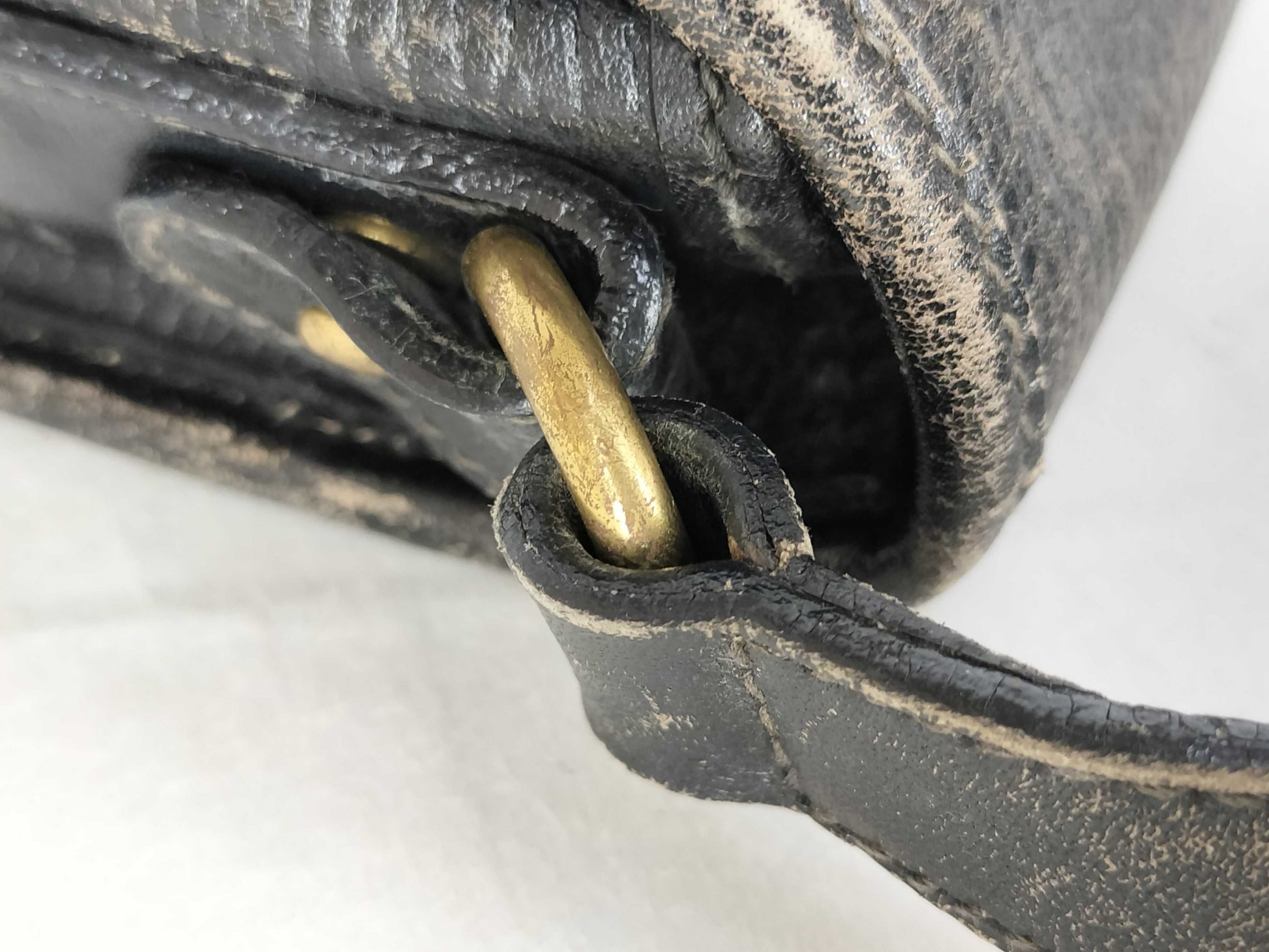 COACH shoulder bag in black leather