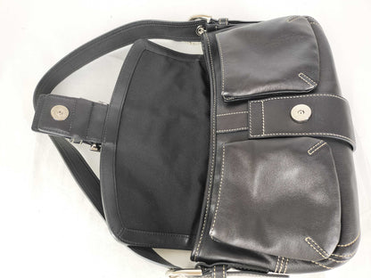 COACH shoulder bag in black leather