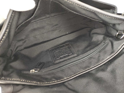 COACH shoulder bag in black leather