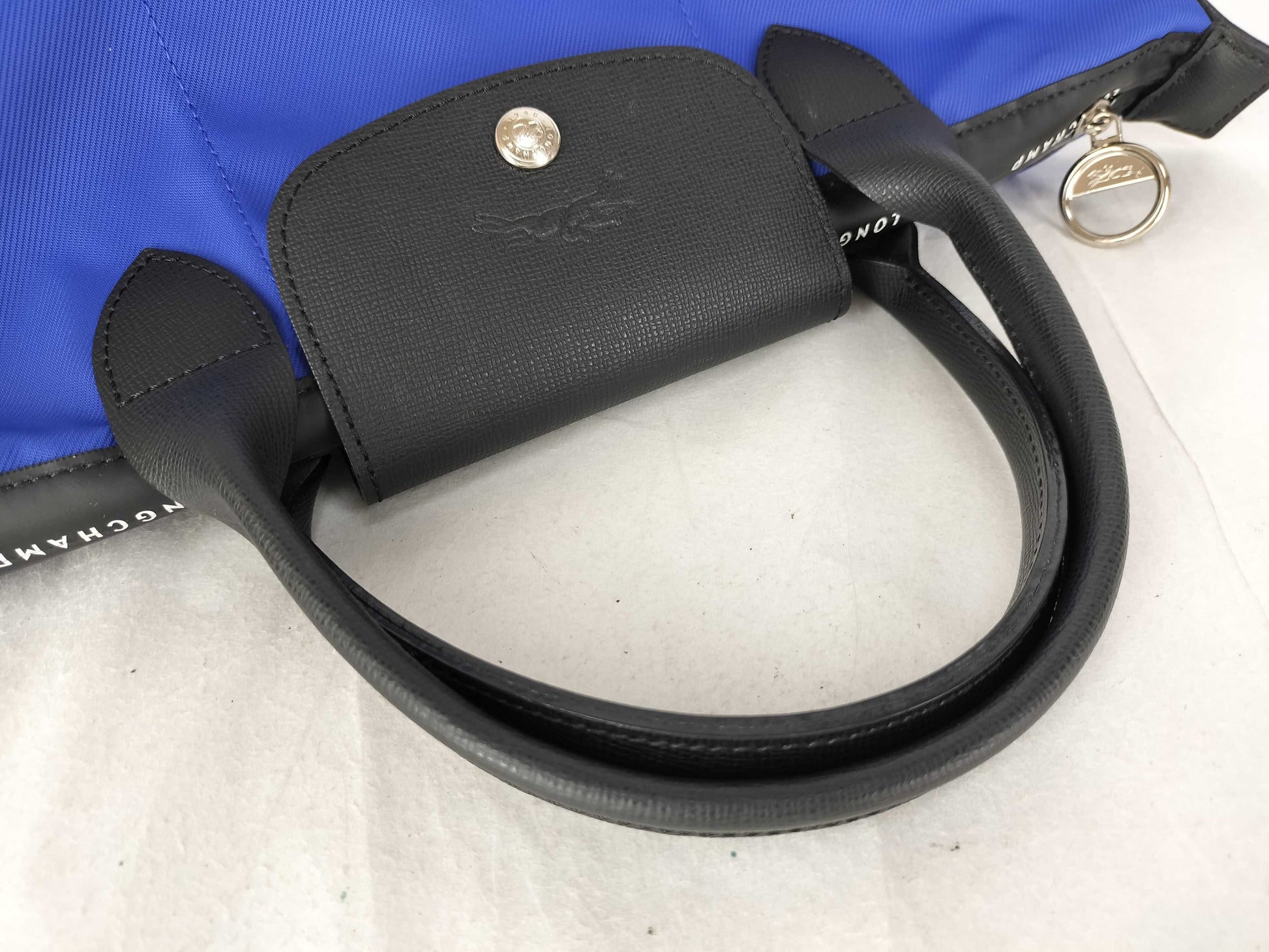 LONG CHAMP Pliage Energy Nylon Blue Small Tote Bag