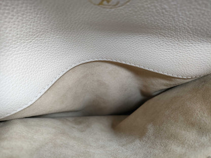 LOUIS VUITTON RFID Verified, Serial Unverifiable. Louis Vuitton On My Side MM Galle 2-Way Handbag/Shoulder Bag M53825.