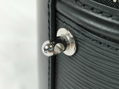 LOUIS VUITTON RFID Verified, Serial Unverifiable, Epi Cannes Handbag M52226, 2-Way Shoulder Bag, Black