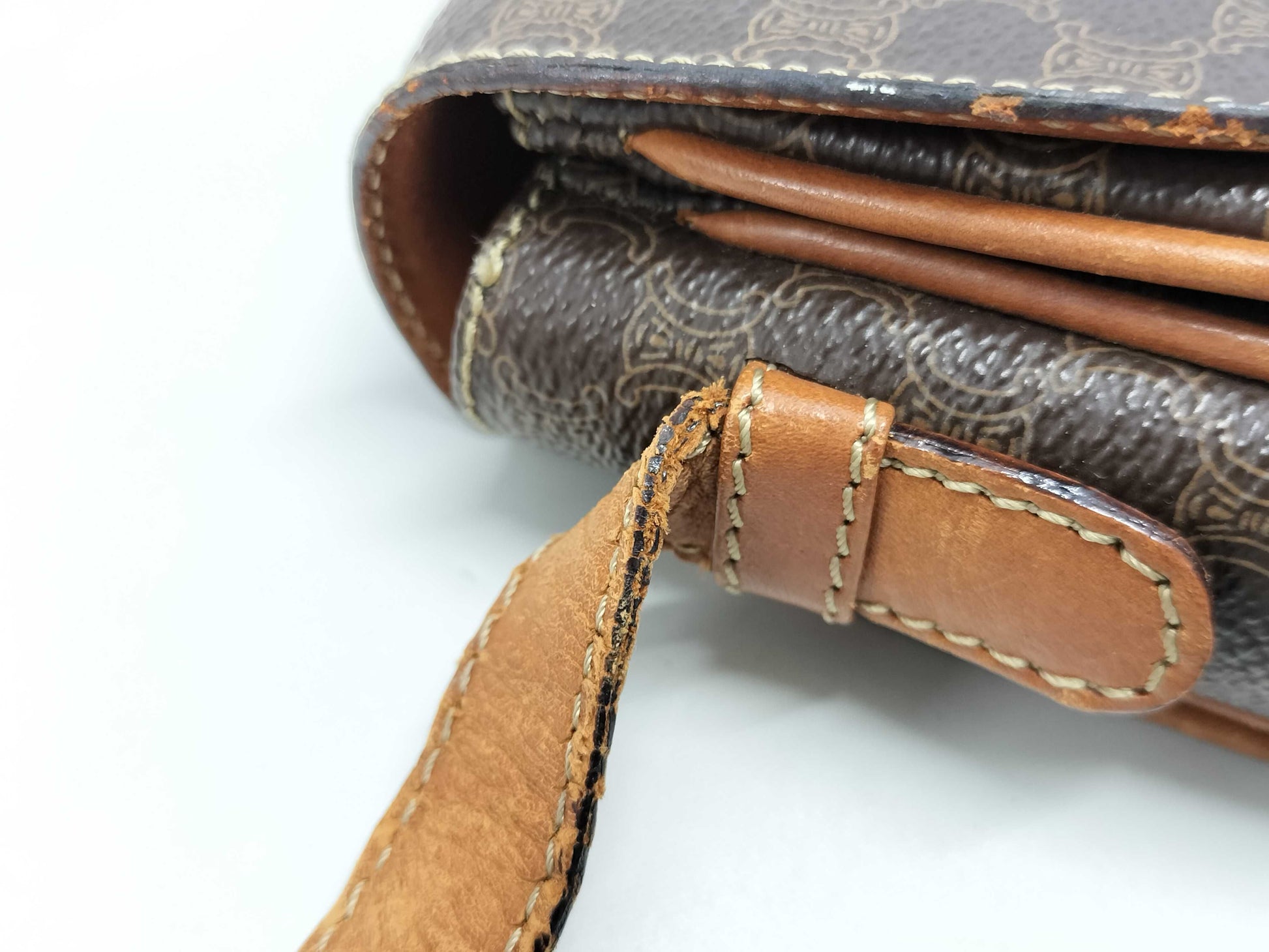 CELINE Macadam Shoulder Bag