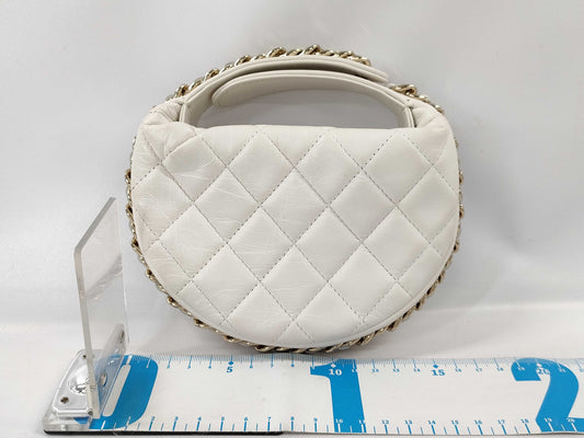 CHANEL Matelasse Mini Bag White Bag