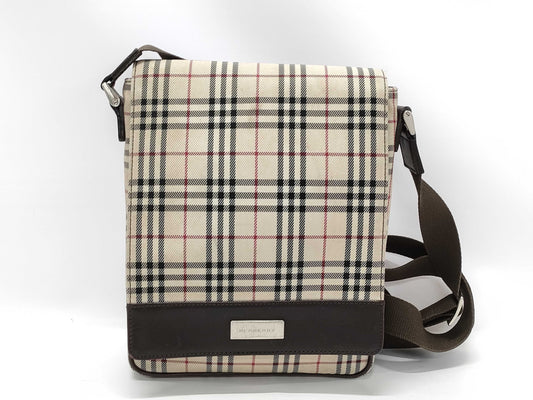 BURBERRY Nova Check Shoulder Bag