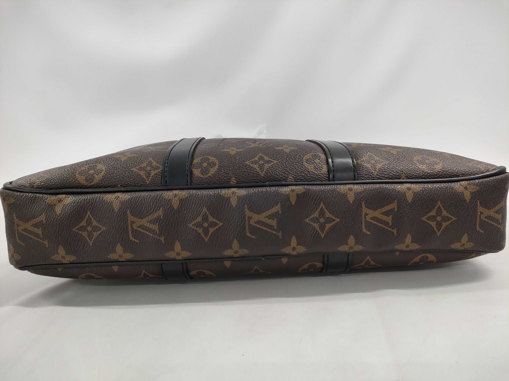 LOUIS VUITTON Monogram Macassar PDV PM Porte-Document Voyage Business Bag