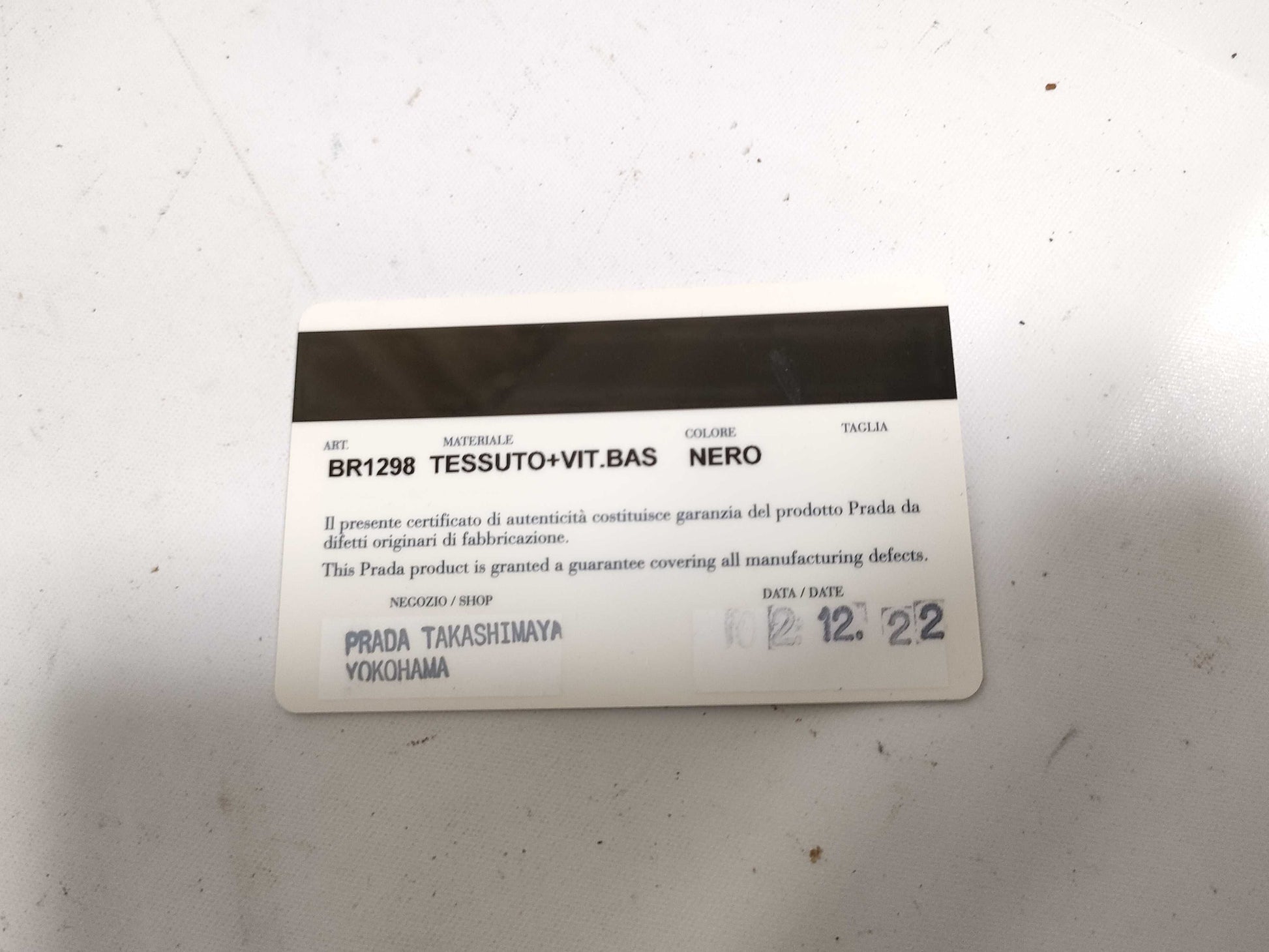 PRADA Nylon Prada Saffiano Handbag