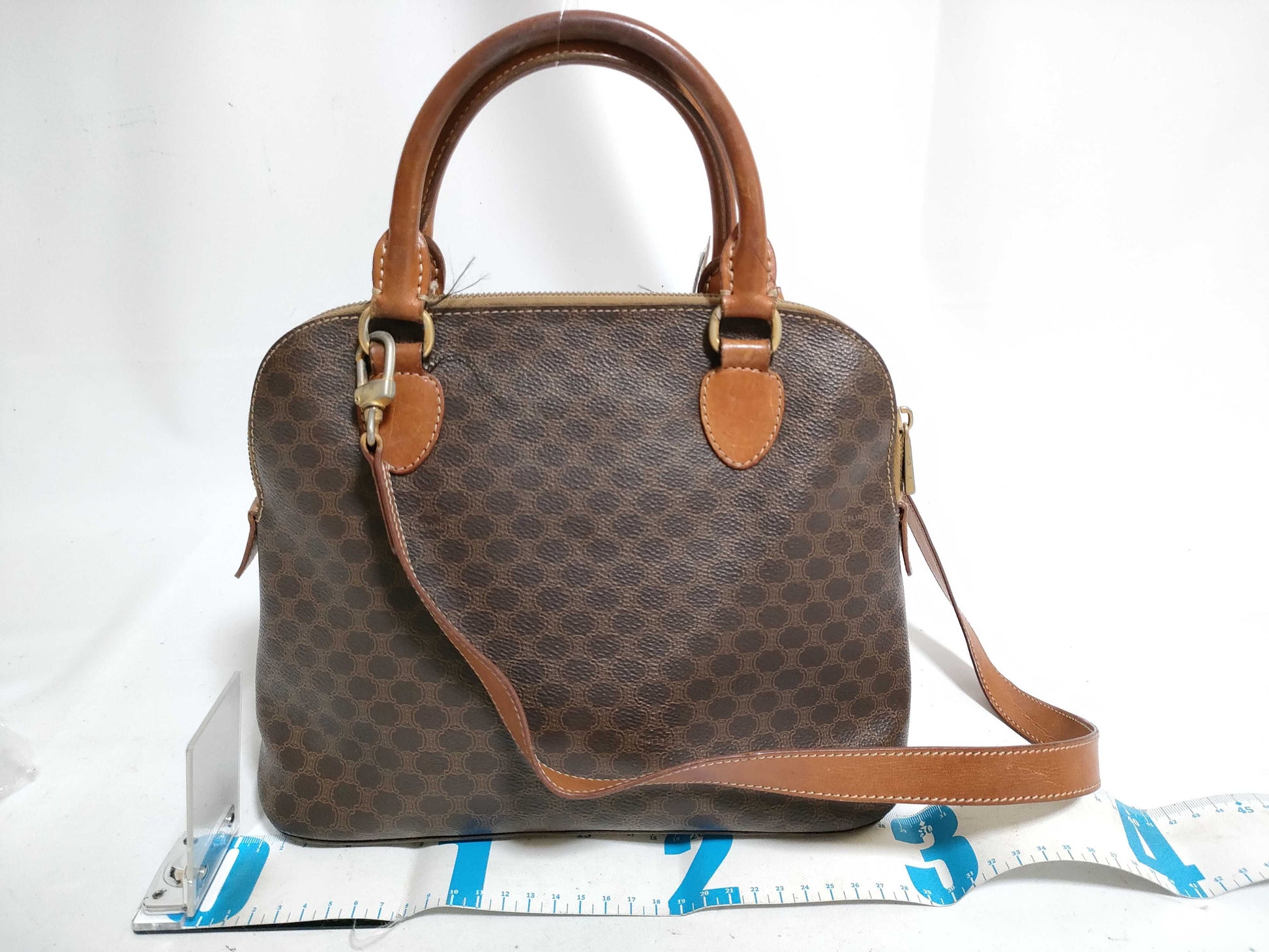 CELINE Macadam Shoulder Bag
