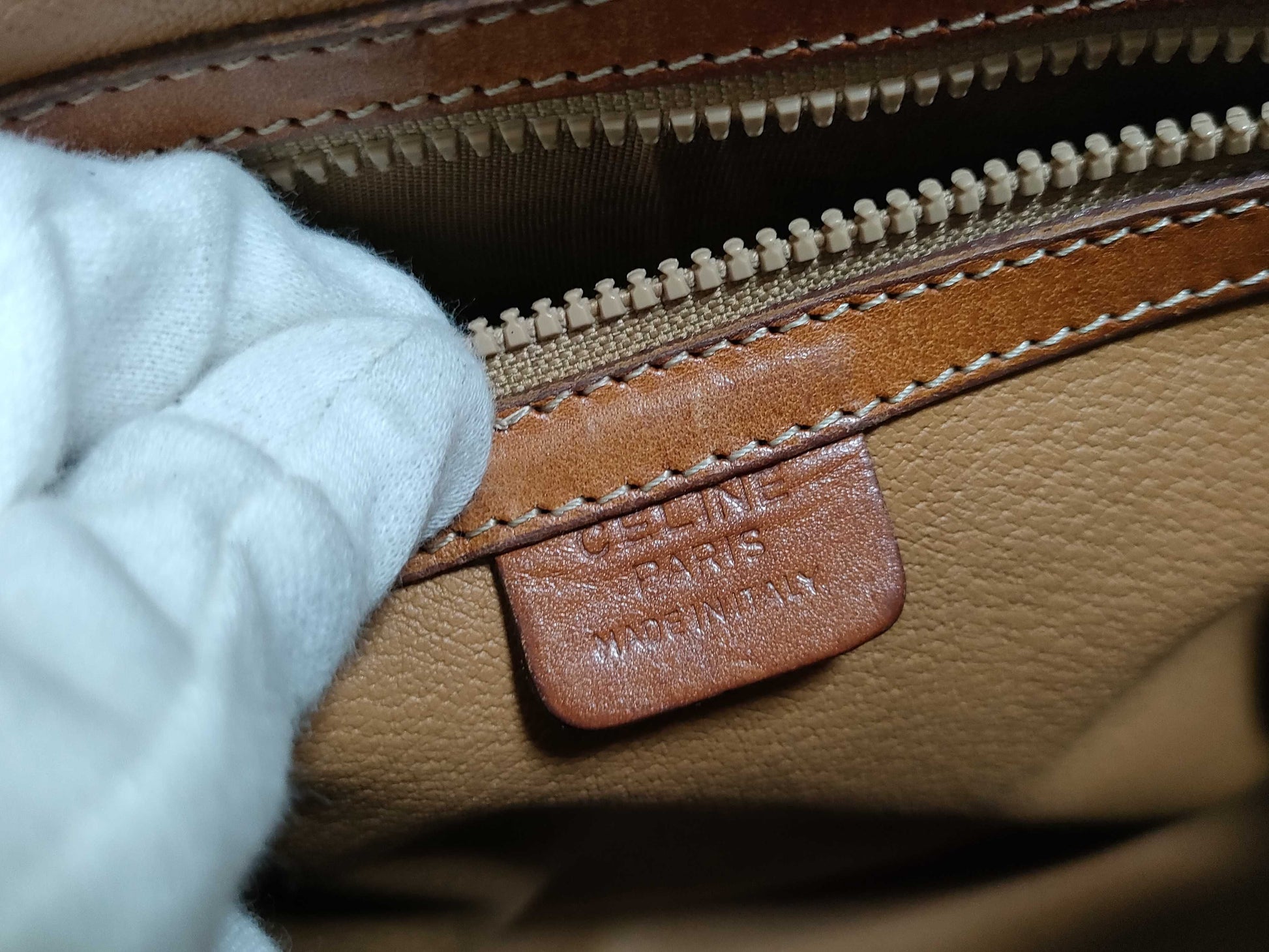CELINE Macadam Shoulder Bag