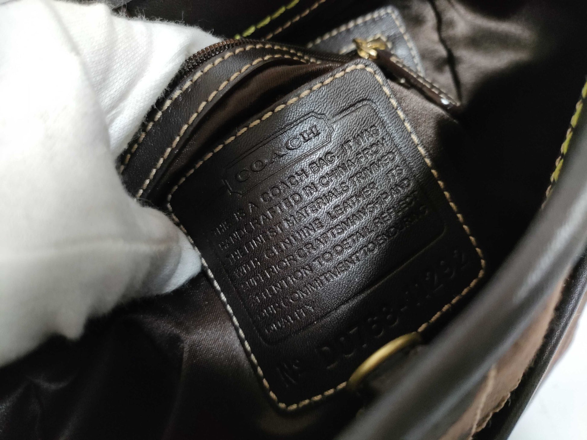 COACH Signature Coach Signature Handbag Dust Bag Handbag