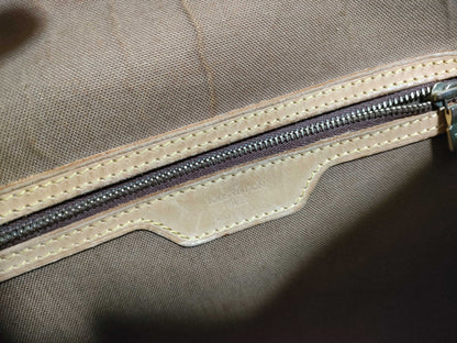 LOUIS VUITTON RFID Unverifiable Monogram Louis Vuitton Gibessiere MM M42247/AR1901 Shoulder Bag with Torn Shoulder Strap