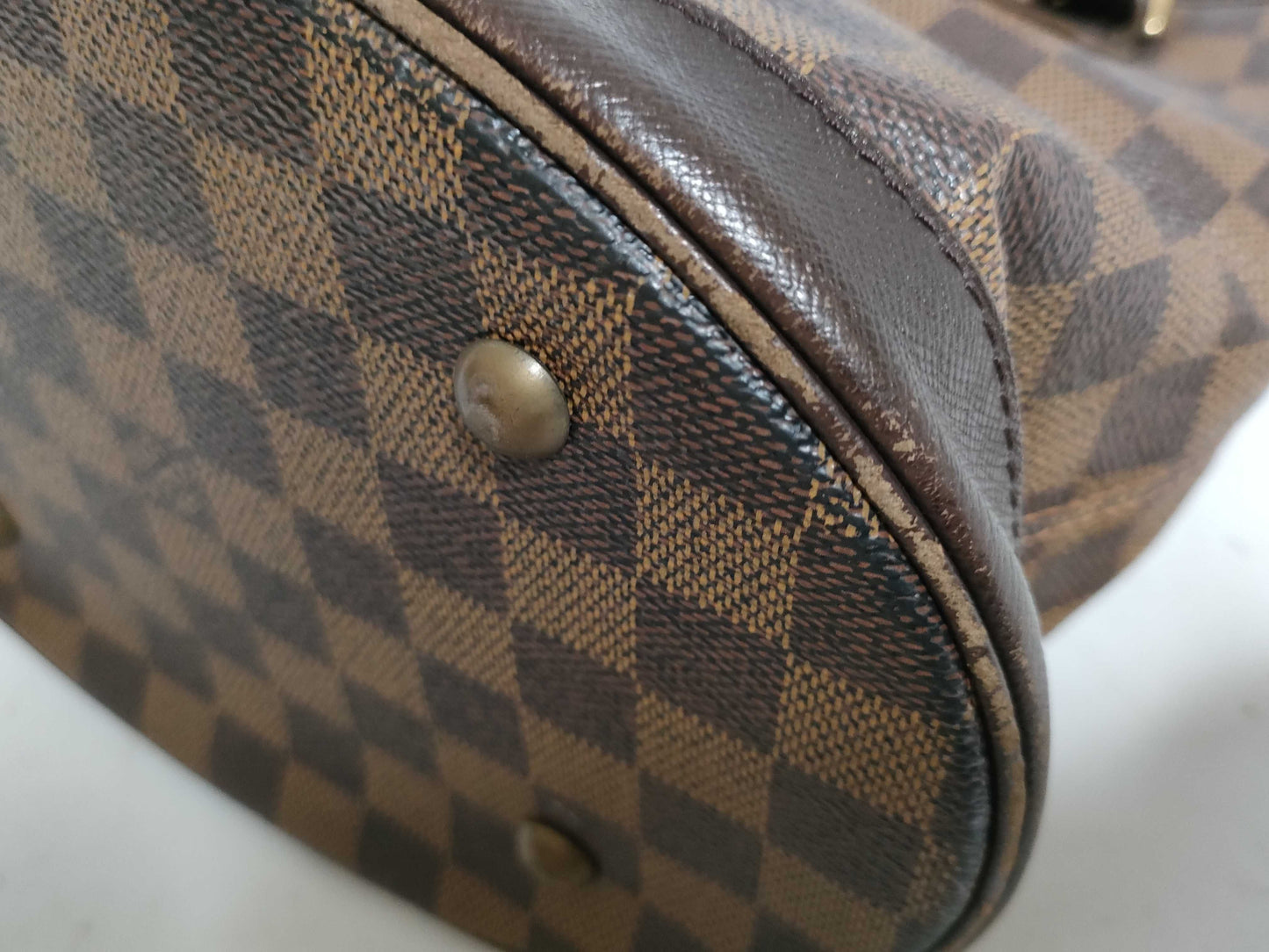 LOUIS VUITTON RFID Unverified Damier Louis Vuitton Damier Marais Bucket N42240/AR0967 Tote Bag