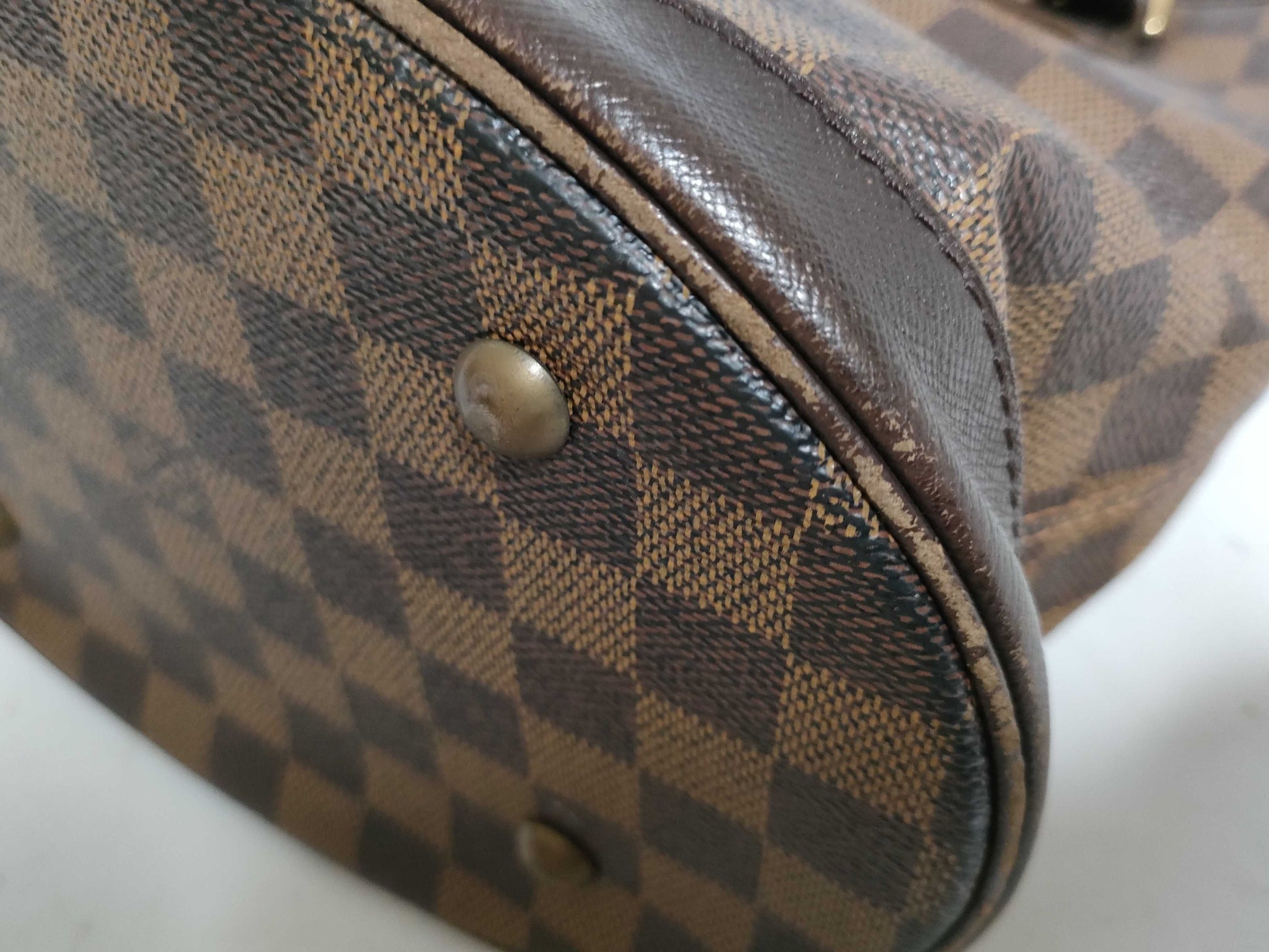 LOUIS VUITTON RFID Unverified Damier Louis Vuitton Damier Marais Bucket N42240/AR0967 Tote Bag