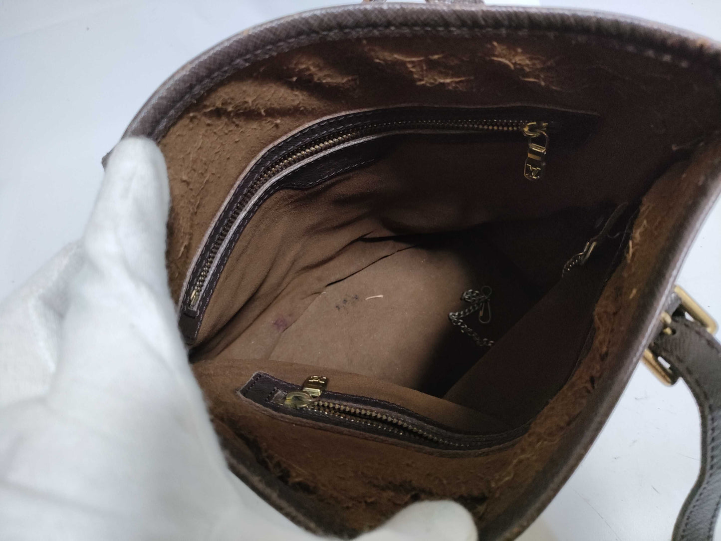 LOUIS VUITTON RFID Unverified Damier Louis Vuitton Damier Marais Bucket N42240/AR0967 Tote Bag