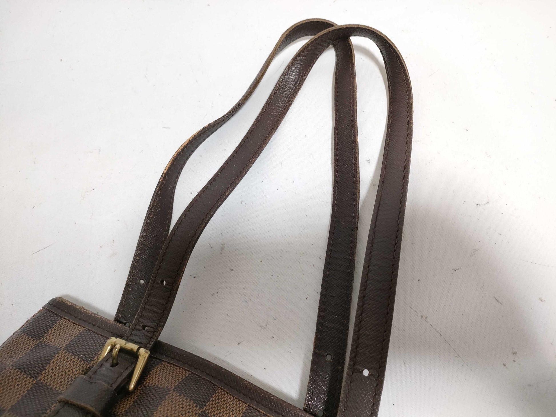 LOUIS VUITTON RFID Unverified Damier Louis Vuitton Damier Marais Bucket N42240/AR0967 Tote Bag