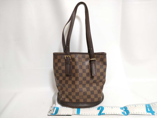 LOUIS VUITTON RFID Unverified Damier Louis Vuitton Damier Marais Bucket N42240/AR0967 Tote Bag