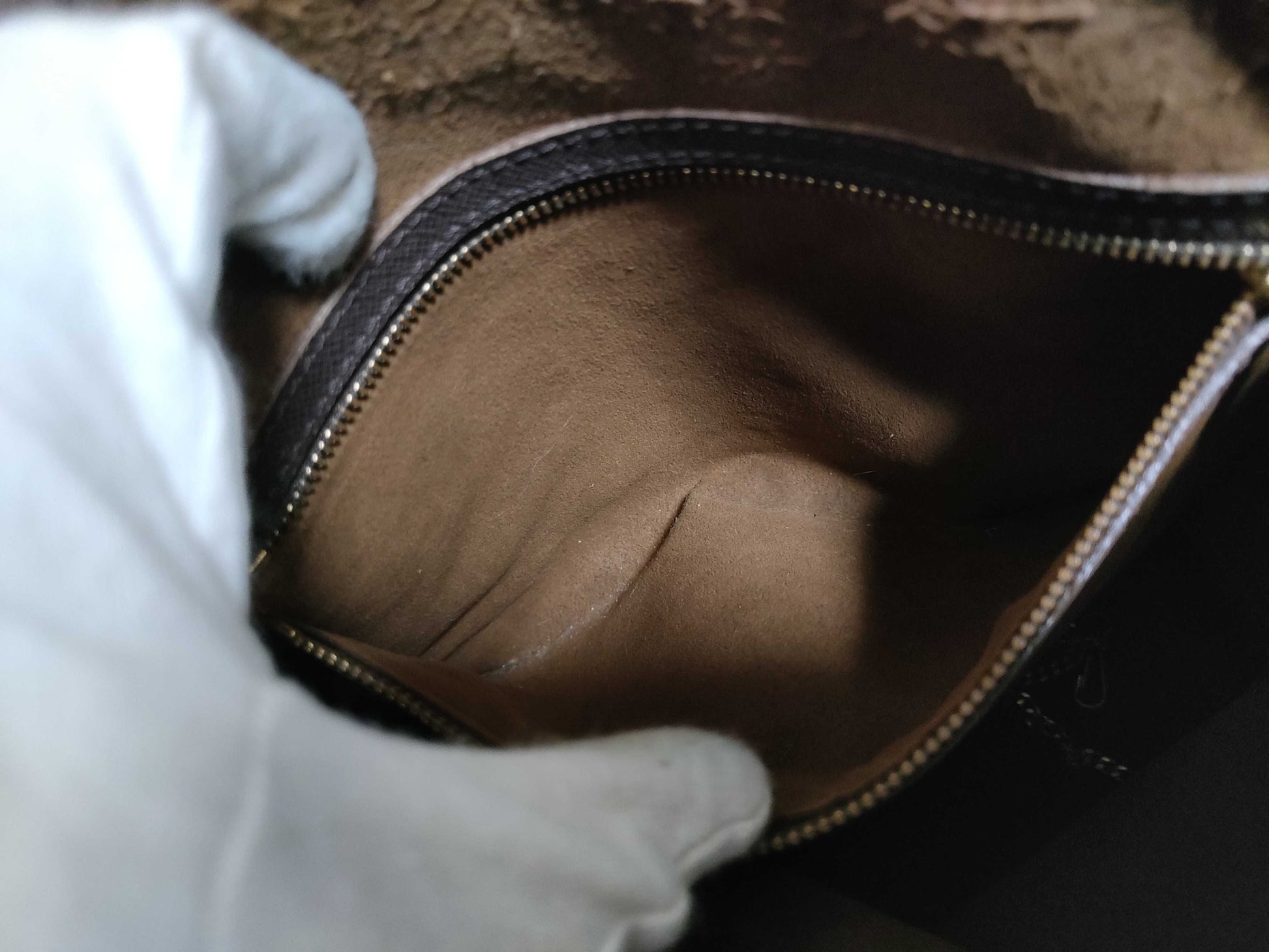 LOUIS VUITTON RFID Unverified Damier Louis Vuitton Damier Marais Bucket N42240/AR0967 Tote Bag