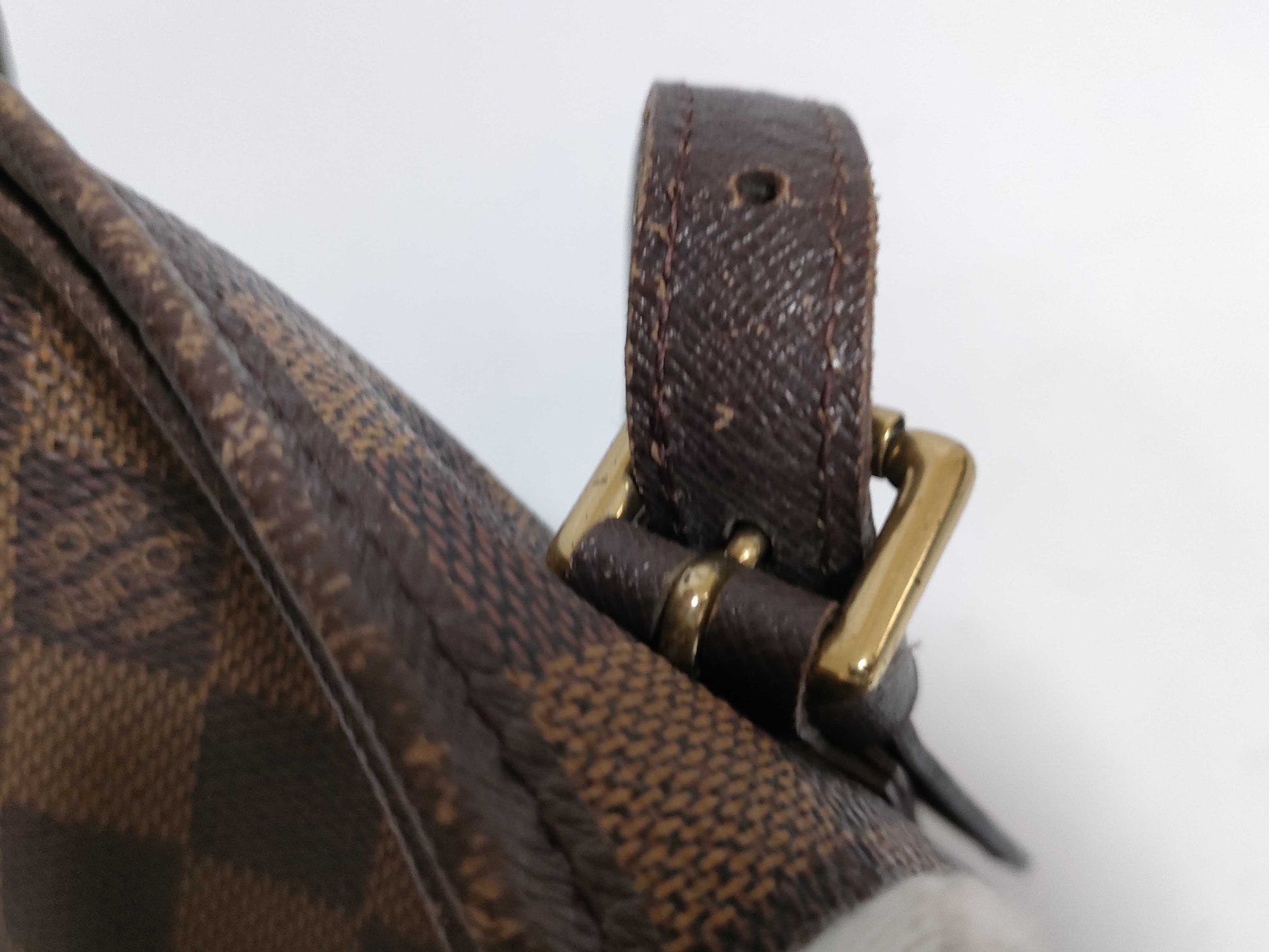 LOUIS VUITTON RFID Unverified Damier Louis Vuitton Damier Marais Bucket N42240/AR0967 Tote Bag