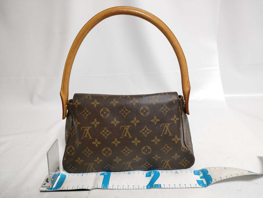 LOUIS VUITTON RFID Unverified Monogram Louis Vuitton Monogram Mini Looping Handbag M51147/SD1002