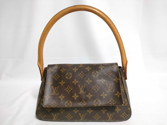 LOUIS VUITTON RFID Unverified Monogram Louis Vuitton Monogram Mini Looping Handbag M51147/SD1002
