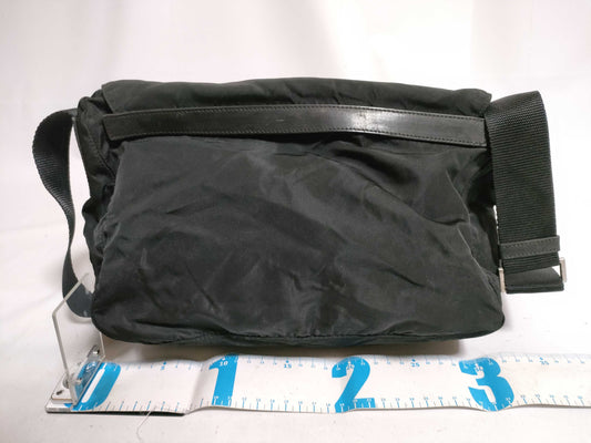 PRADA Nylon Prada Saffiano Shoulder Bag