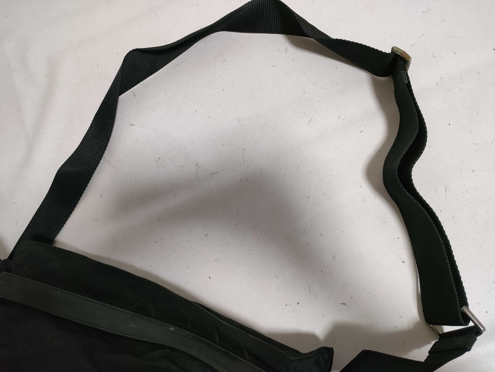 PRADA Nylon Prada Saffiano Shoulder Bag
