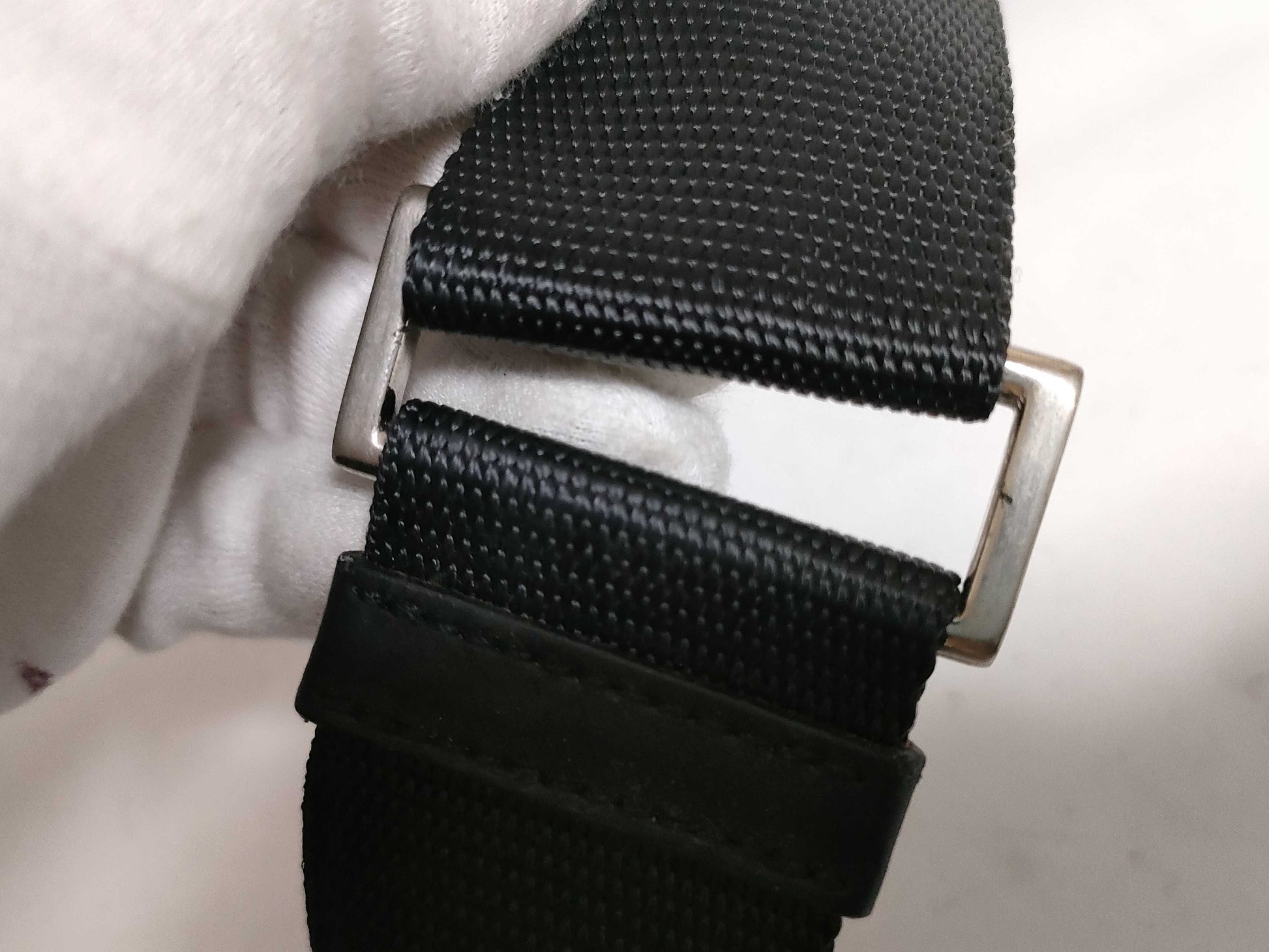 PRADA Nylon Prada Saffiano Shoulder Bag
