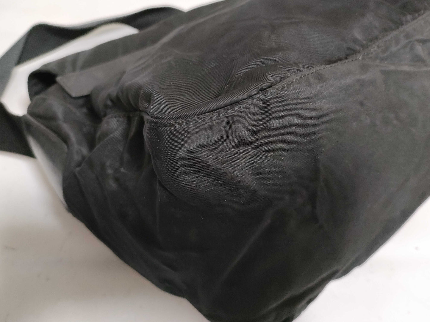 PRADA Nylon Prada Saffiano Shoulder Bag