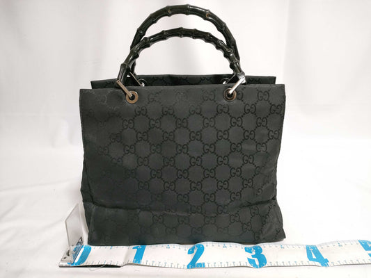 GUCCI Bamboo Gucci GG Supreme Bamboo Handbag Handbag