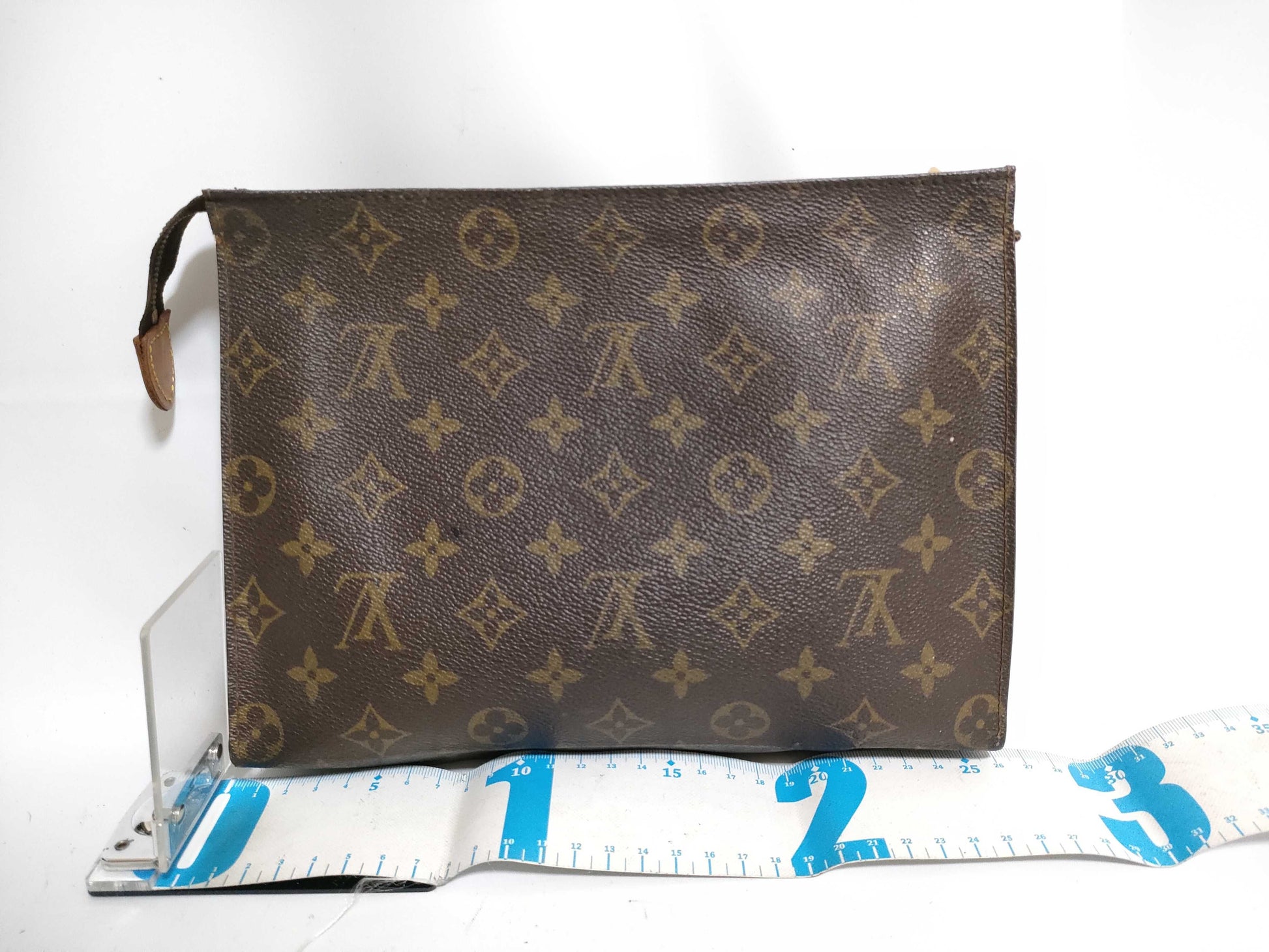 LOUIS VUITTON RFID serial number verification failed. Louis Vuitton Monogram Poche Toilette 26 M47542/831 Second Bag.