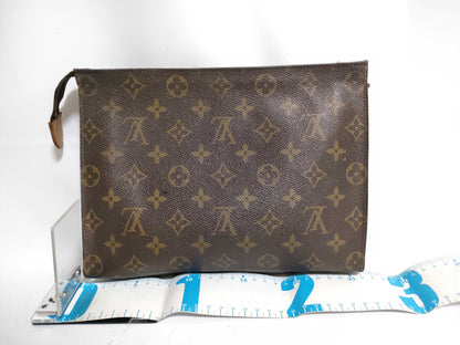 LOUIS VUITTON RFID serial number verification failed. Louis Vuitton Monogram Poche Toilette 26 M47542/831 Second Bag.