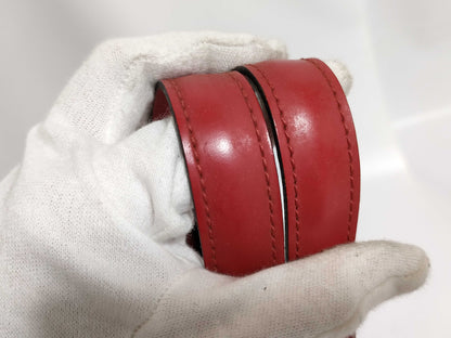 LOUIS VUITTON RFID serial number verification failed. Louis Vuitton Epi Saint-Jacques M5227/VI0945 Red Handbag.