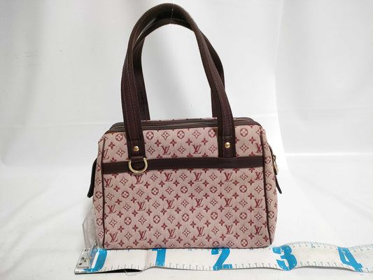 LOUIS VUITTON RFID Unverifiable Monogram Mini Louis Vuitton Monogram Mini Josephine PM Boston Bag M92314/VI0062