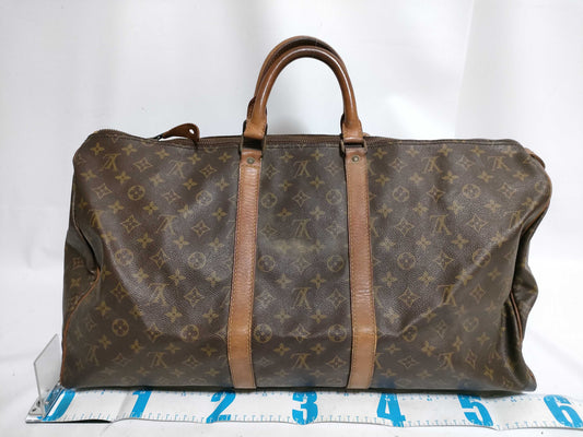 LOUIS VUITTON RFID Unverified Monogram Louis Vuitton Keepall 55 Boston Bag M41424/SA