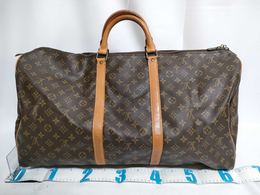 LOUIS VUITTON RFID Unverifiable Monogram Louis Vuitton Monogram Keepall 60 Boston Bag M41422/VI862