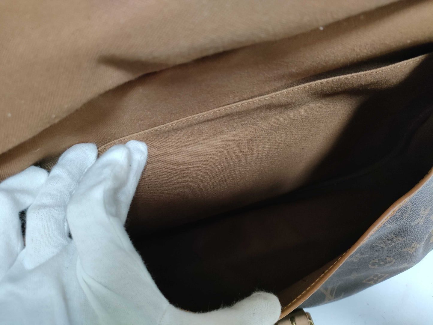 LOUIS VUITTON RFID Unverified Monogram Louis Vuitton Saumur 35 M42254/AR0962 Shoulder Bag