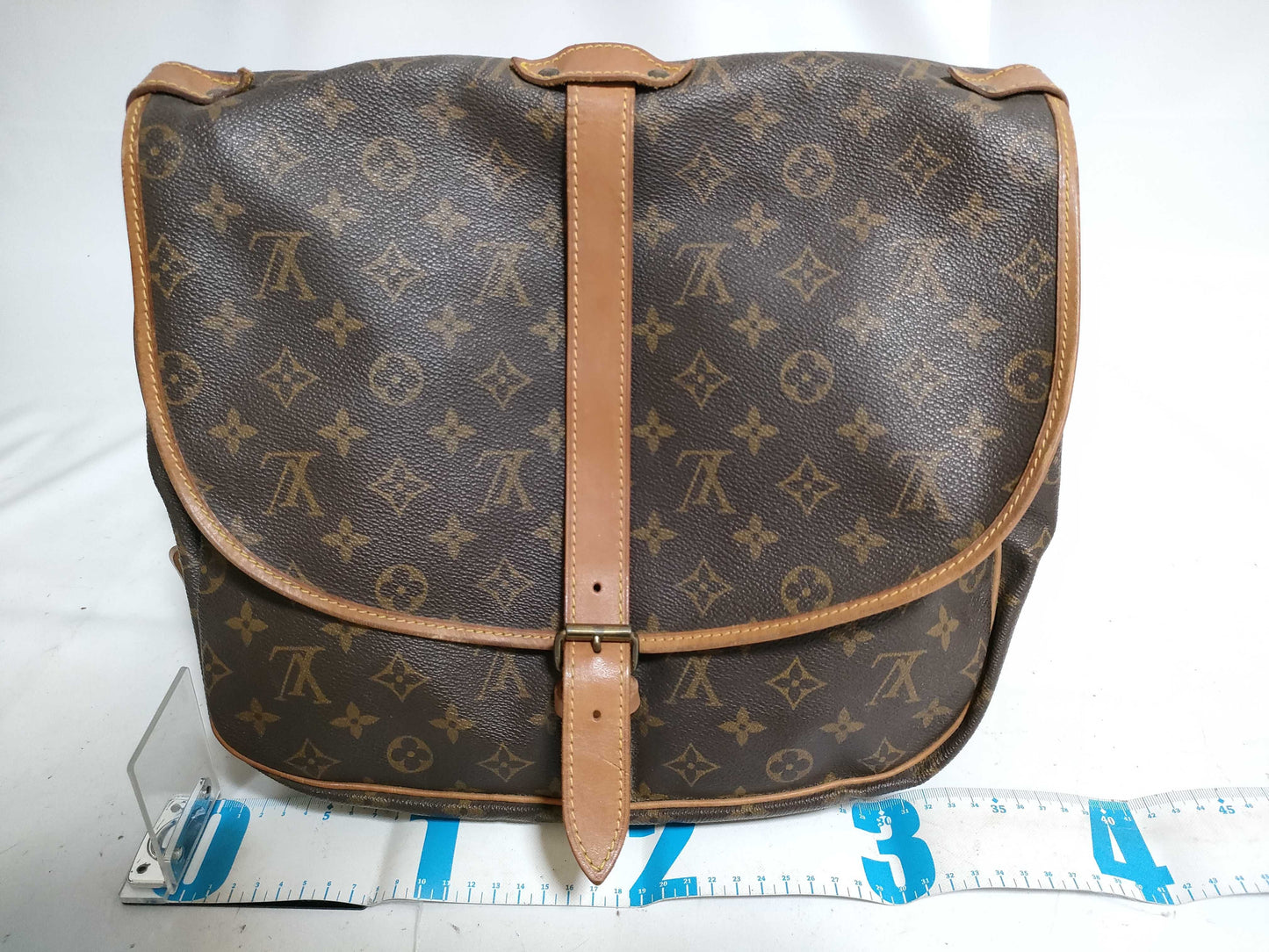 LOUIS VUITTON RFID Unverified Monogram Louis Vuitton Saumur 35 M42254/AR0962 Shoulder Bag