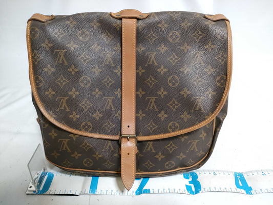LOUIS VUITTON RFID Unverified Monogram Louis Vuitton Saumur 35 M42254/AR0962 Shoulder Bag