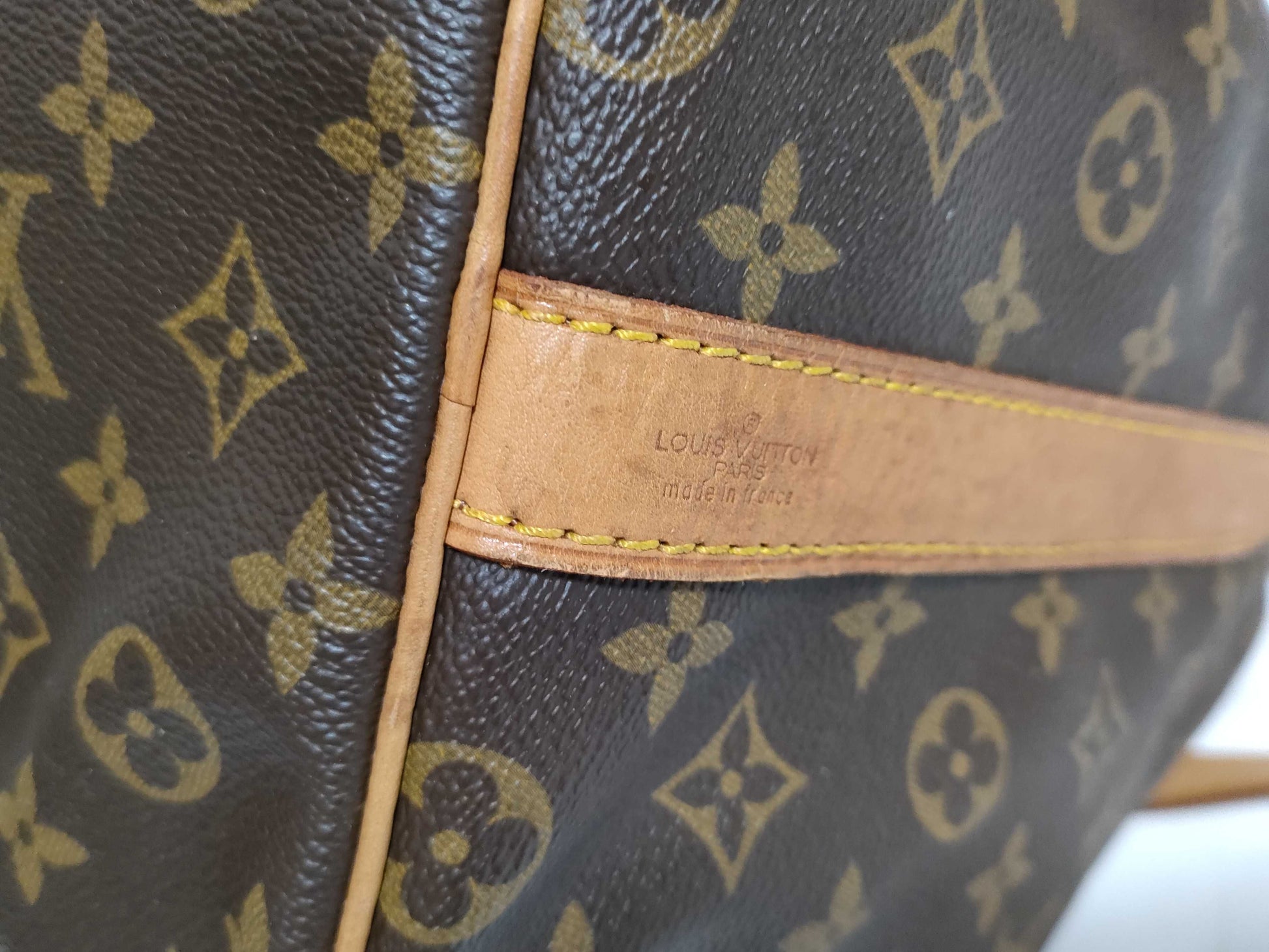 LOUIS VUITTON RFID Unverified Monogram Louis Vuitton Keepall 60 Bandouliere Boston Bag M41412/VI0930