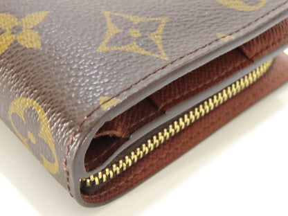 LOUIS VUITTON Monogram Compact Zip Wallet M61667/MI0090
