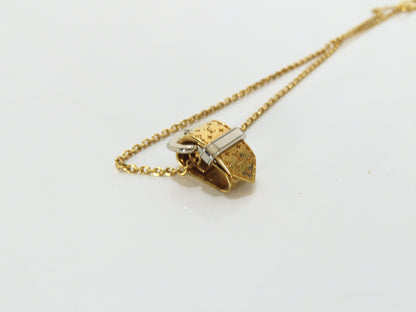 LOUIS VUITTON Monogram Belt Motif Necklace M64703/LE0137 Necklace