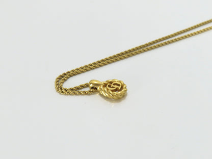 Christian Dior CD Necklace GP Necklace