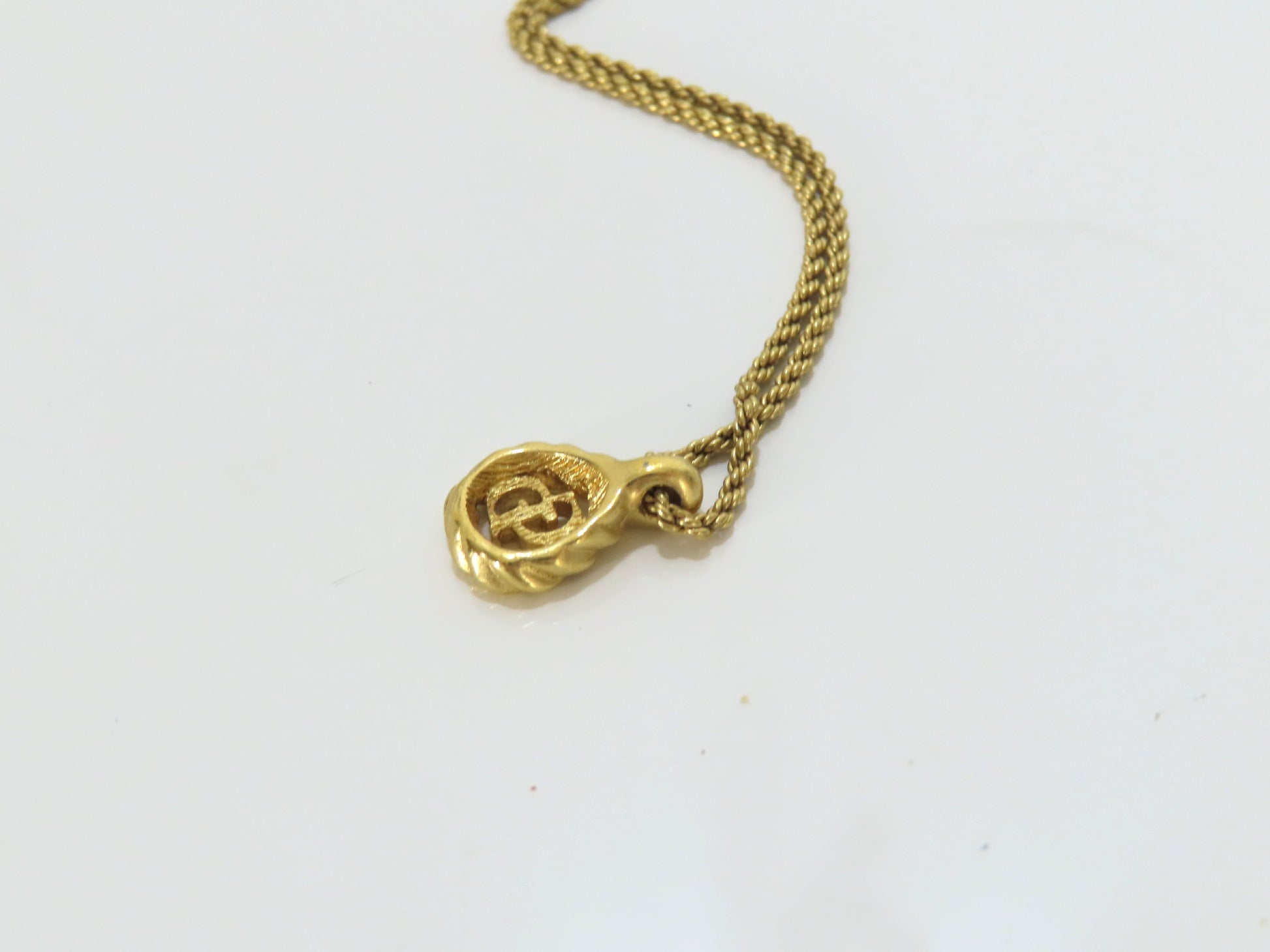 Christian Dior CD Necklace GP Necklace