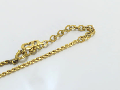 Christian Dior CD Necklace GP Necklace