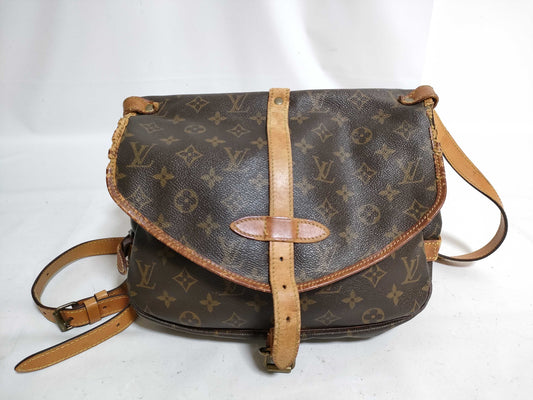 LOUIS VUITTON RFID Unverifiable Monogram Louis Vuitton Saumur 30 Shoulder Bag M42256/AR8903