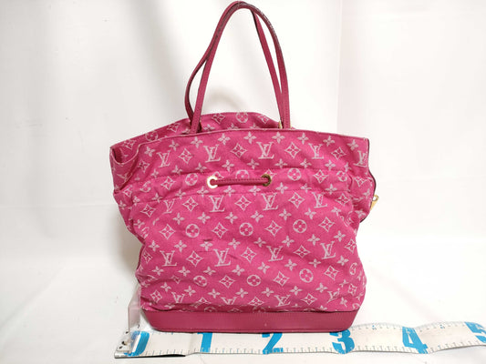 LOUIS VUITTON RFID Unverifiable Monogram Denim Louis Vuitton Monogram Denim Noefull MM M40870/TJ1103 Handbag